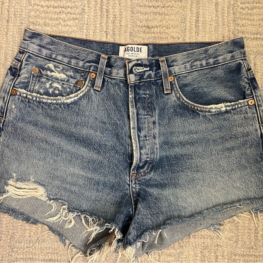 Agolde Parker Vintage Cut Off Jean Shorts, size 27, like new!
